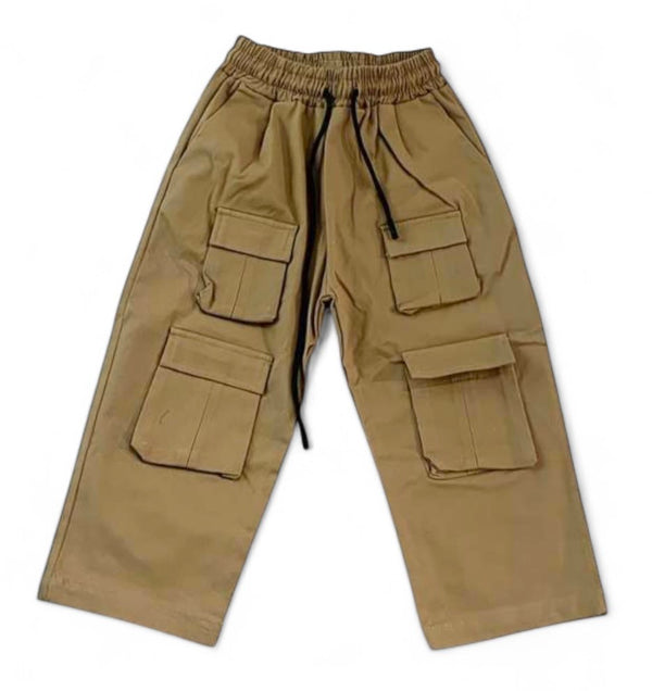 Pantalone con  molla e tasconi