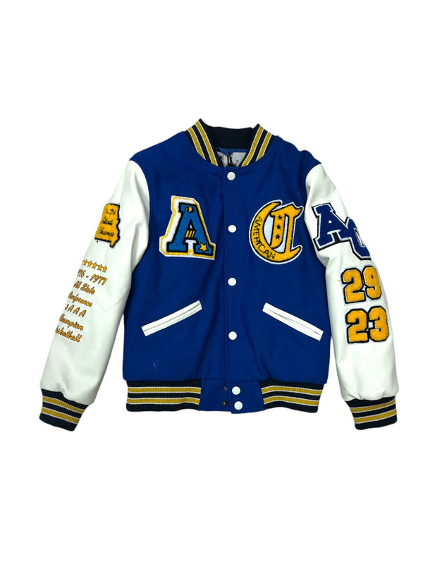 college con patch ,zip e bottoni