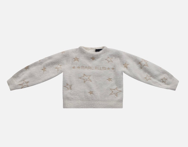 MAGLIONCINO IN MAGLIA CON FANTASIA STELLE