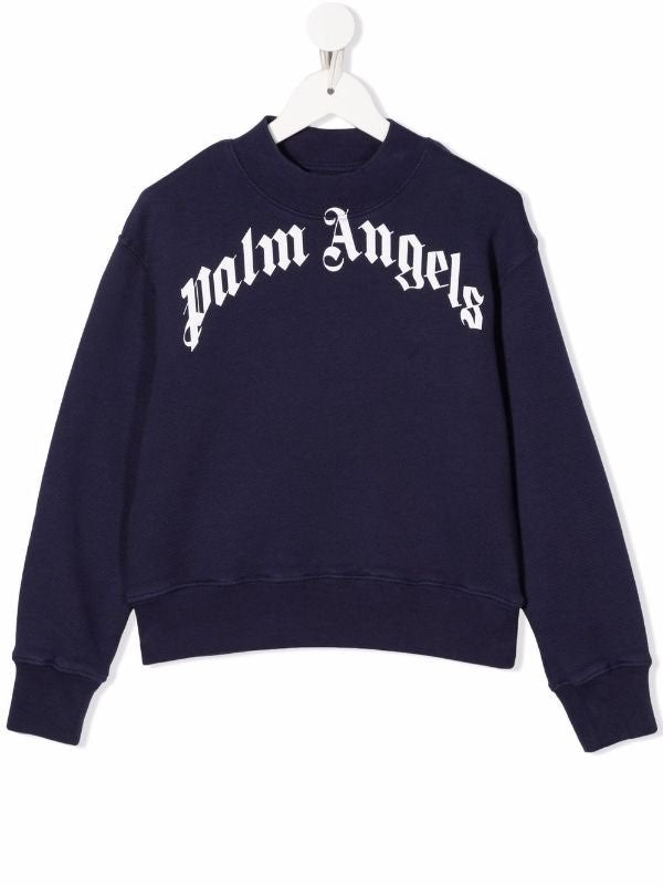Felpa Girocollo CLASSIC OVER LOGO CREWNECK NAVY BLUE WHIT