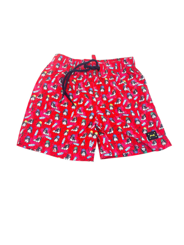 Costume a pantaloncini con disegni