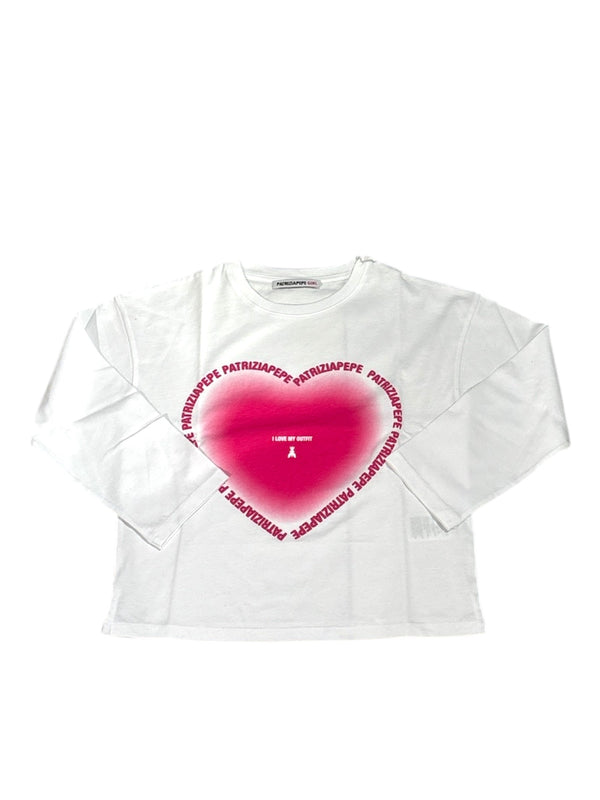 T-  shirt manica lunga con disegno