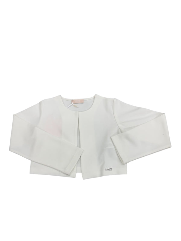 Giacca crop tinta unita