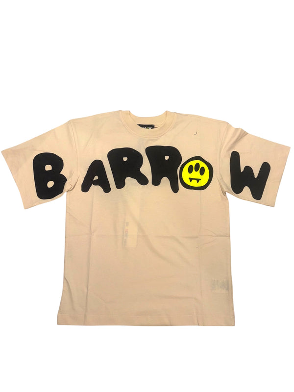 T-shirt mezze maniche con logo centrale