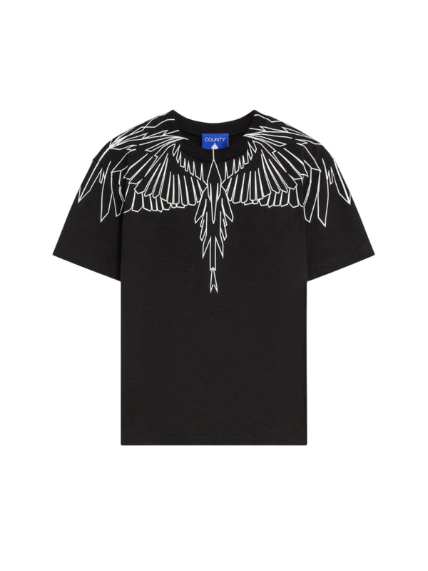 T- shirt mezza manica con stampa