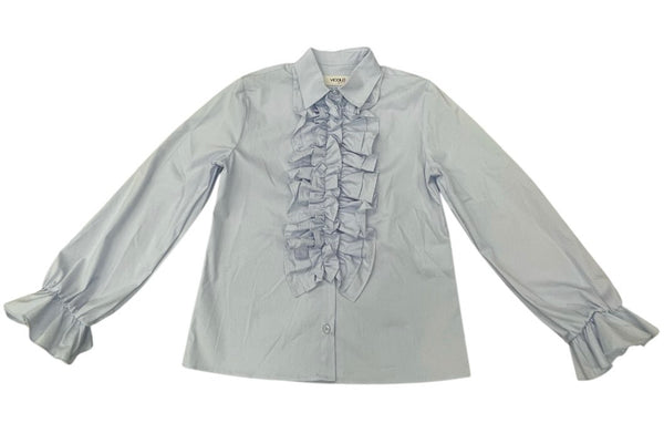 CAMICIA CON ROUCHES POPELINE