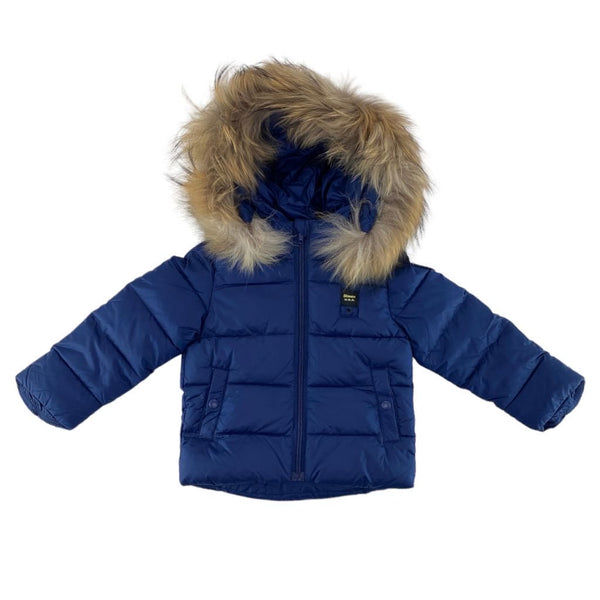 AMOR BABY - Giubbino con cappuccio decorato con pelliccia staccabile