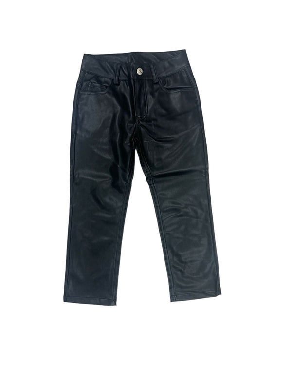 PANTALONI EFFETTO PELLE