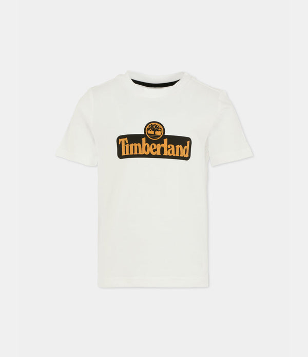 T-shirt mezze maniche con logo centrale