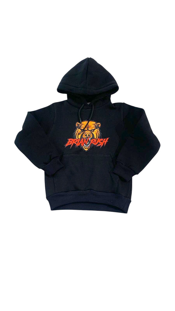 Felpa con cappuccio e stampa